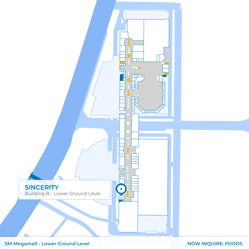 Sincerity - SM Megamall - Building B - Lower Ground Level